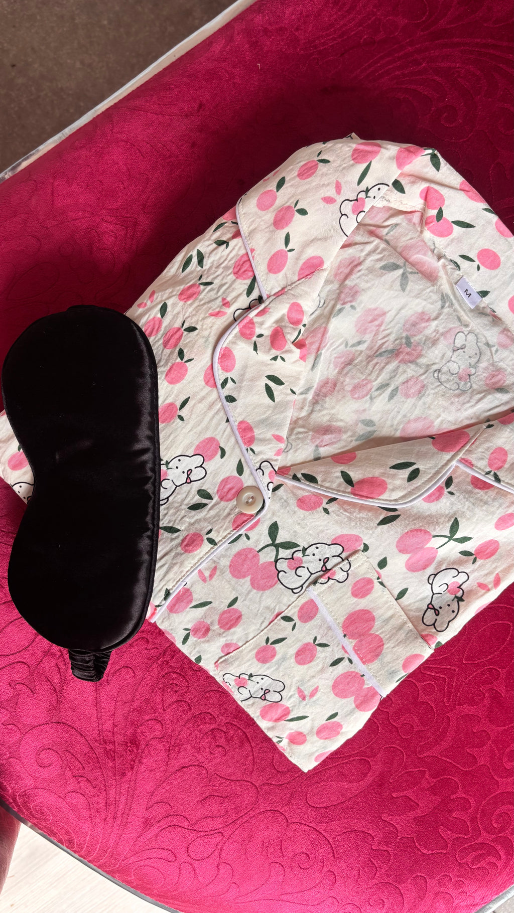 Pink cherry pyjama