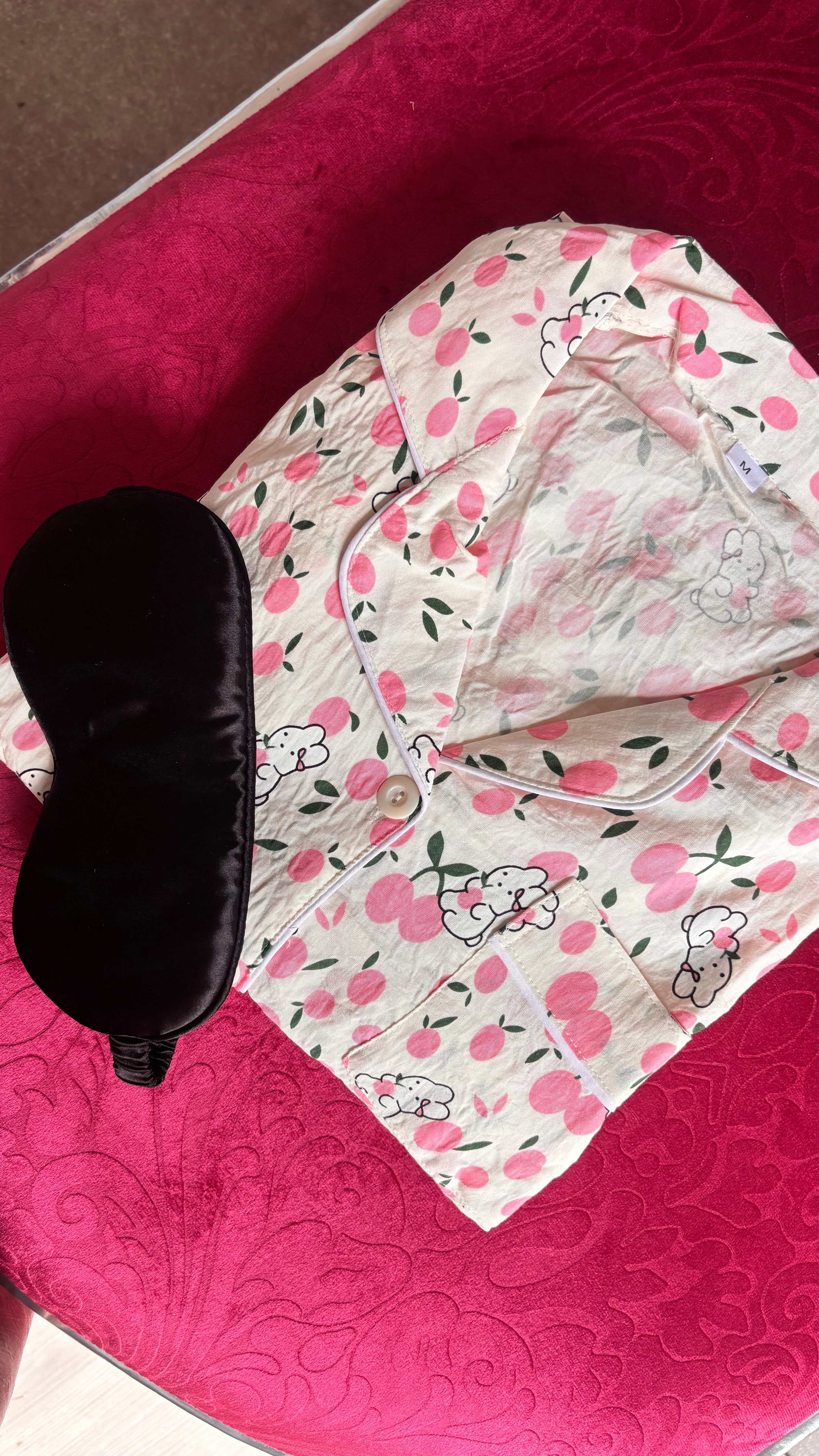 Pink cherry pyjama