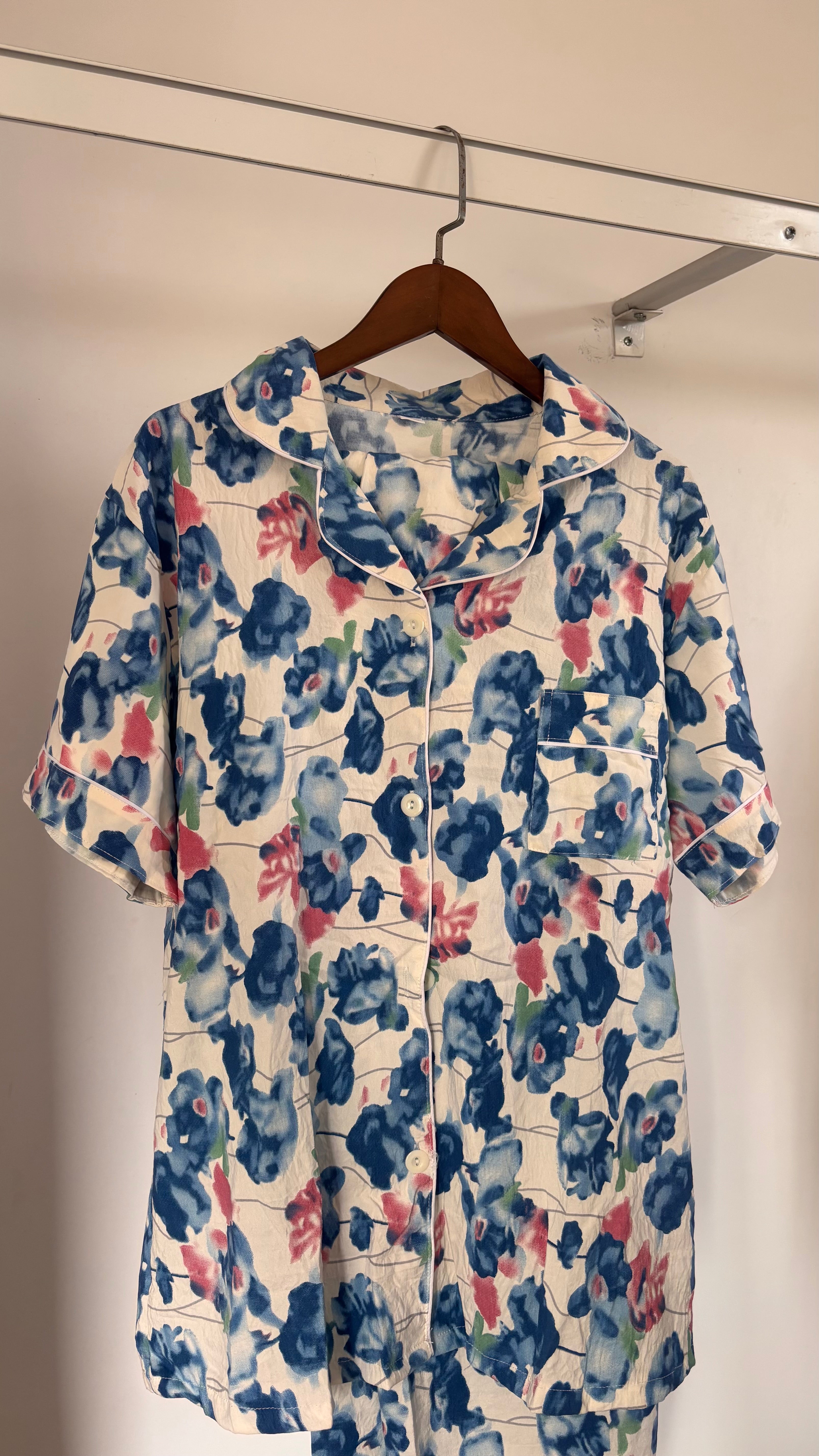 Blue floral pyjama