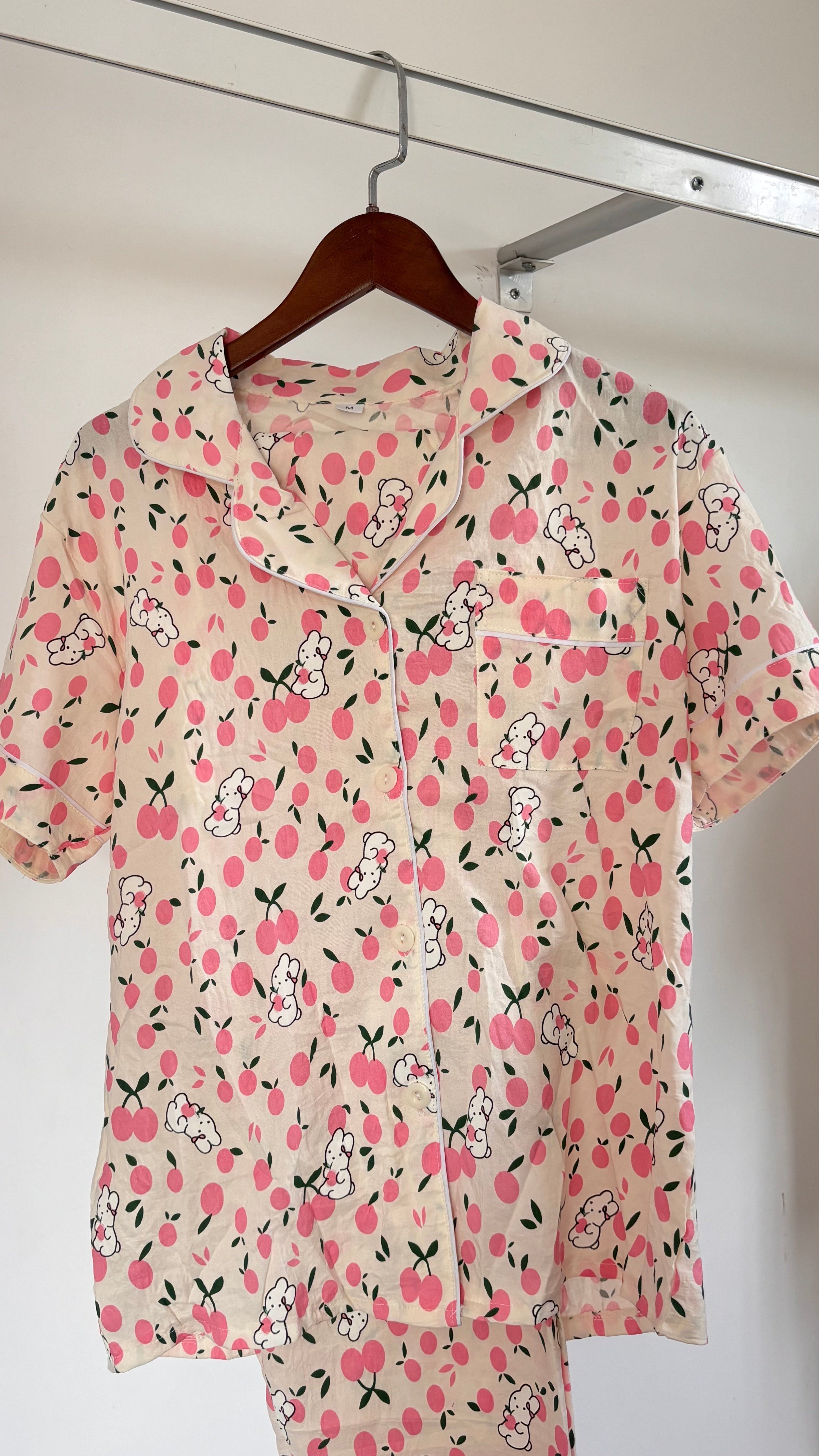Pink cherry pyjama
